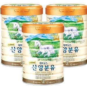 일동후디스 프리미엄 산양분유 2단계 800g x 3개