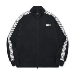 [UFC SPORT]UFC 라인 릴렉스핏 트랙 자켓 블랙 U4TTU1301BK