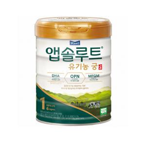 매일 앱솔루트 유기농 궁 분유 1단계 800g 6캔