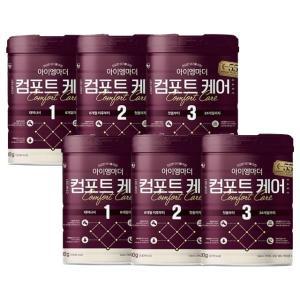 리뉴얼 아이엠마더 컴포트케어 1 2 3단계 800g x 6캔 모음