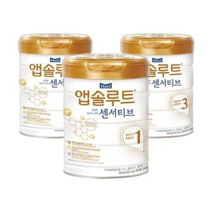 매일 앱솔루트 센서티브 분유 1 2 3단계 900g x 1캔