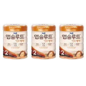 매일유업 앱솔루트 명작 2FL 2단계 800g x 3캔_MC