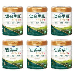 매일유업 앱솔루트 유기농 궁 1단계 800g x 6캔