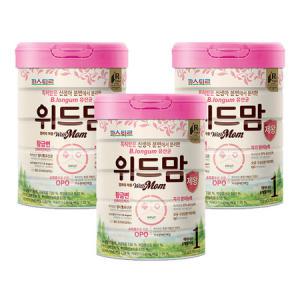 파스퇴르 업그레이드 위드맘 제왕 분유 1단계 750g x 3캔_MC