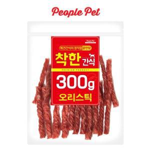 피플펫 착한간식 오리스틱 300g 강아지 간식