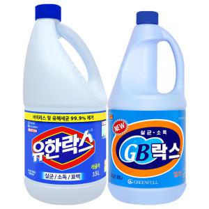 유한락스 레귤러 3.5L + 지비락스 2kg 살균 소독 세정제 곰팡이