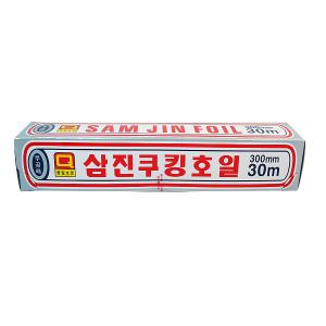 호일 300mmX30mX16   삼진 은박 쿠킹호일 / 30EA