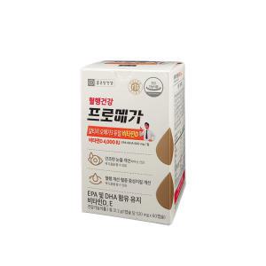 종근당건강 프로메가 알티지 오메가3 듀얼 비타민D 520mg x 60캡슐