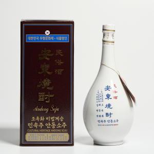 조옥화 안동소주 민속주 호리병 45도 800ml 김연박 2대 명인 (케이스,쇼핑백)