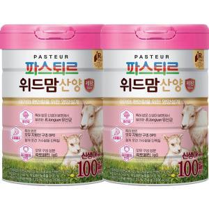 파스퇴르 위드맘 산양 제왕 100일분유750g(2캔)