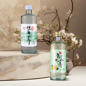 회곡양조장 전통주 선물세트(안동소주+국화주 32도 375ml 2병)