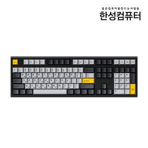 한성컴퓨터 GK707SE OfficeMaster 기계식 스페이스 블랙 (JAM 저소음 적축)