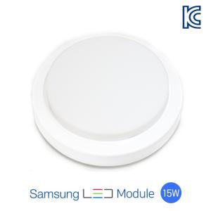 LED 스마트 직부등 베란다등 다용도등 삼성칩 국산 KC인증 15W