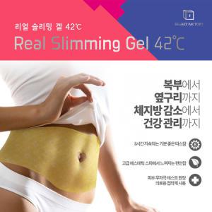 시크릿팩토리 리얼슬리밍 겔 42 뱃살 복부 바디 슬림 Diet 패치 10set (10주분)