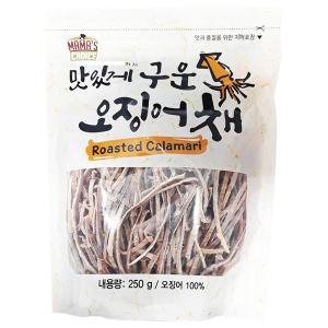 마마스초이스 맛있게 구운 오징어채 250g