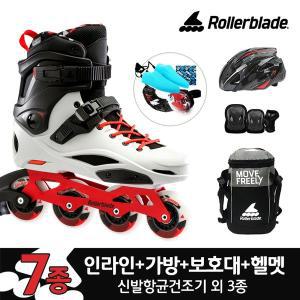 [ROLLERBLADE]롤러블레이드 정품 RB PRO X 프리스케이트 FSK 성인 인라인 스케이트+가방+보호대+헬멧+항...