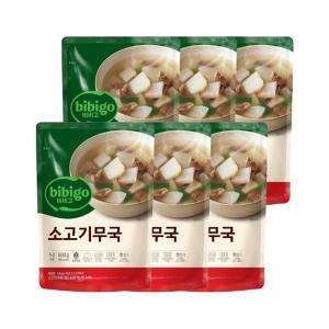 [CJ제일제당]비비고 소고기무국 500g x6개