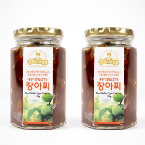 홍쌍리 청매실농원 고추장장아찌 440g (220gx2개) 매실장아찌 반찬