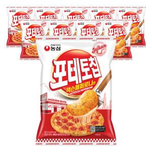 농심 포테토칩 잭슨페퍼로니맛, 50g, 10개