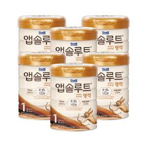 [매일]리뉴얼 앱솔루트 명작 2FL 분유 1단계 800g 6캔 (0~6개월)