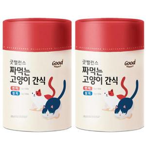 굿밸런스 짜먹는 간식 참치연어 60p x 2개