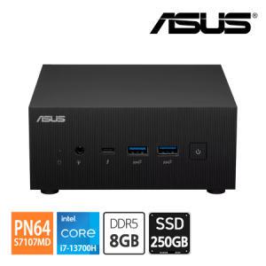 에이수스 ASUS 미니PC PN64 인텔 13세대 i7-13700H [ DDR5 RAM8GB SSD250GB ] 저전력 초소형 컴퓨터_MC