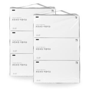 살림백서 보들보들 각티슈 미용티슈 250매 6개입