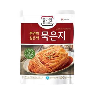 종가 밥도둑 묵은지 400g(파우치) [신선한재료] 김치볶음밥 김치찌개 신김치 김치찜