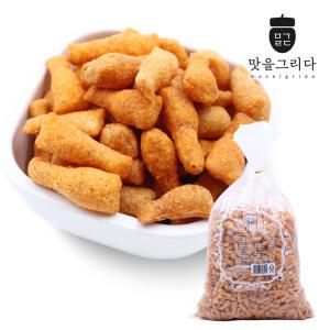 맛을 그리다 신흥 닭다리형 꼬꼬스낵 800g 1.6kg / 추억의 옛날과자 치킨맛 주전부리 간식 안주