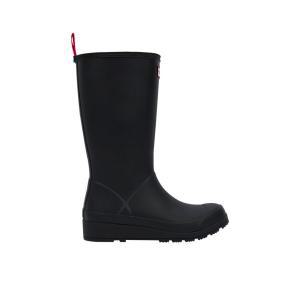 [정품 보증] W 헌터 플레이 톨 웰링턴 레인 부츠 블랙 W Hunter Play Tall Wellington Rain Boots Black