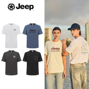 (최초가 79,000원)JEEP 남성 24 SUMMER COOL SORONA 반팔 티셔츠 4종