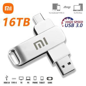 게임어댑터 호환 USB 3 0 플래시 드라이브 고속 펜 금속 방수 16TB 메모리 TYPE C 어댑터 2TB 1TB