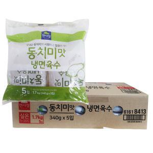 면사랑 냉면육수 동치미맛 340g 5개