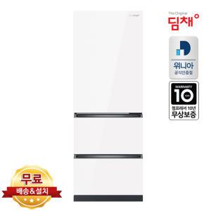 위니아 딤채 330L 3도어 스탠드 김치냉장고 SDT33JBPYWT