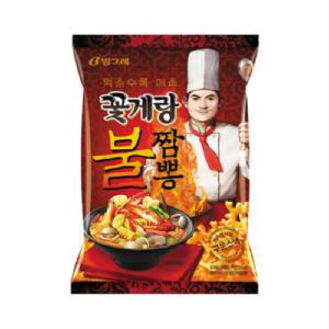 [박스]크라운(빙그레) 꽃게랑불짬뽕 70g 16입(1박스)