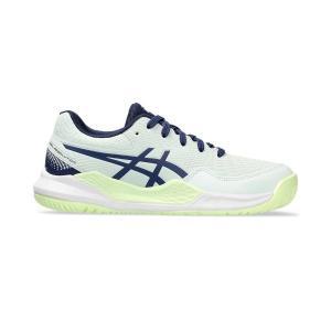 아식스 Asics 테니스 슈즈 신발 올 코트 아우터 외투 겔 레졸루션 9GS GEL-RESOLUTION 1044A067-301 배드민