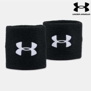 언더아머 UNDERARMOUR 남여공용 기본 로고 3인치 손목 밴드 아대 2장 런닝 운동 헬스 1276991-001 493827