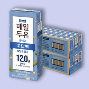 매일유업 매일두유 고단백 우유 190ml 48팩