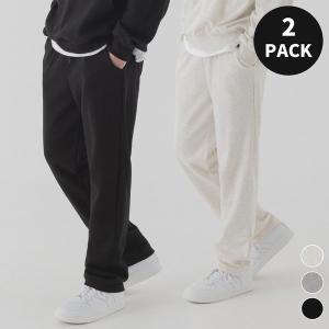 [기타][2 PACK] 에센셜 일자 스웨트팬츠 (3color)