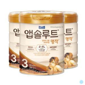 매일 앱솔루트 명작 2FL 아기 분유 3단계 800g X3캔