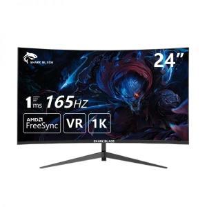 PC 게이머 LCD 커브드 모니터, 노트북용 게이밍 HDMI 호환 가능, 24 인치, 144hz 디스플레이, 1920x1080pSH