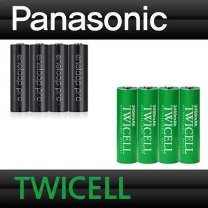 panasonic 에네루프 프로 eneloop pro 2550mAh 4알 FDK twicell 2450mAh 4알 건전지 배터리 충전지 AA 4알