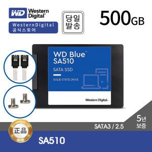 웨스턴디지털 WD Blue SSD SA510 500GB 2.5형 (SATA3/TLC/5년)