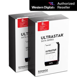 [공식판매원] WD ULTRASTAR HC320 3.5 8TB 7200RPM 2PACK HDD 하드디스크 HUS728T8TALE6L4