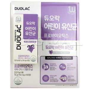 쎌바이오텍 듀오락 키즈 유산균 750mg x 100정 코스트코