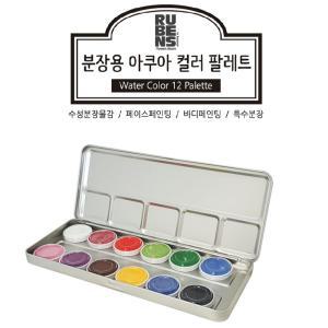 [AQUA]칼라 12색[수성] 바디,페이스 페인팅//(특수,재료,무대)분장