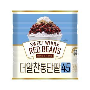 [화과방]더알찬통단팥3kg(캔)/ 수입팥