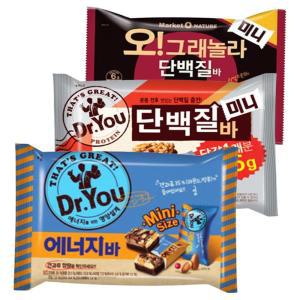 오리온 단백질바 337.5g+에너지바 330g+오그래놀라 카카오단백질미니 312g(총3개)