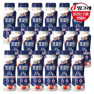 [빙그레] 요플레 프로틴 드링크 딸기바나나 210ml x18개