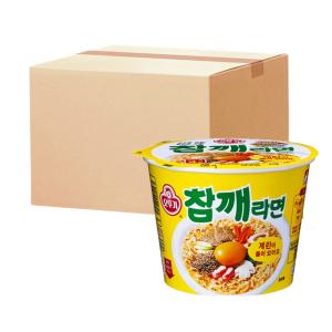 오뚜기 참깨라면 큰컵 110g 12개 / 컵라면